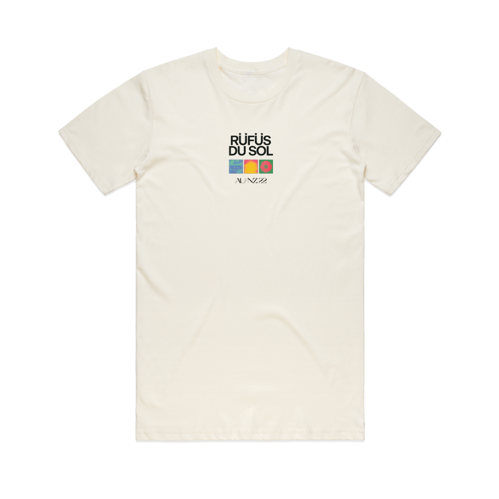 RÜFÜS  DU SOL / ANZ Cities Tour Ecru T-Shirt