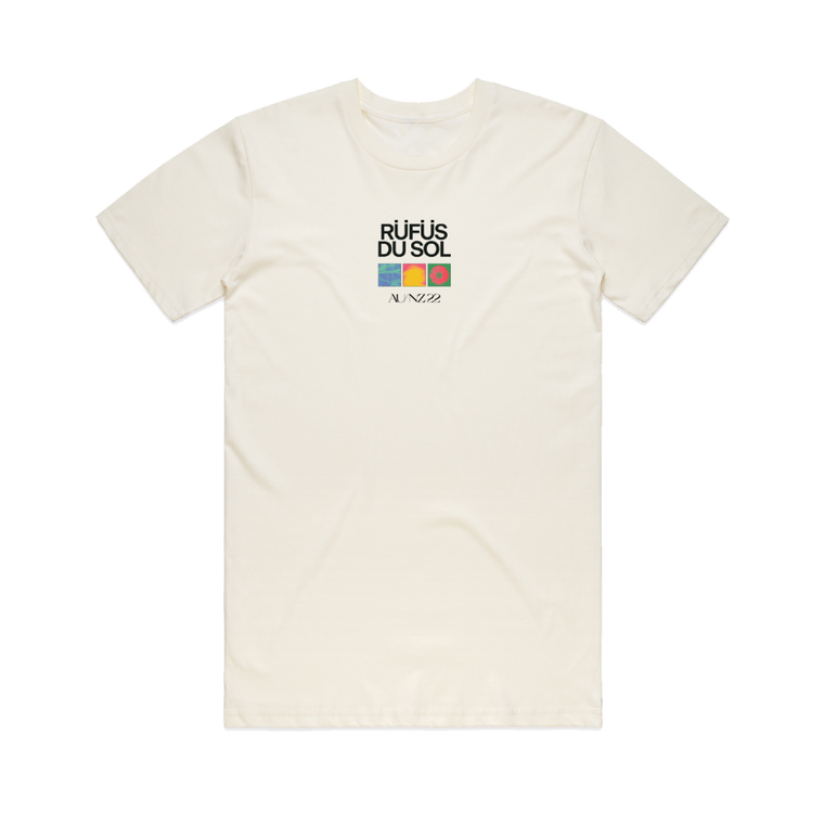 RÜFÜS  DU SOL / ANZ Cities Tour Ecru T-Shirt