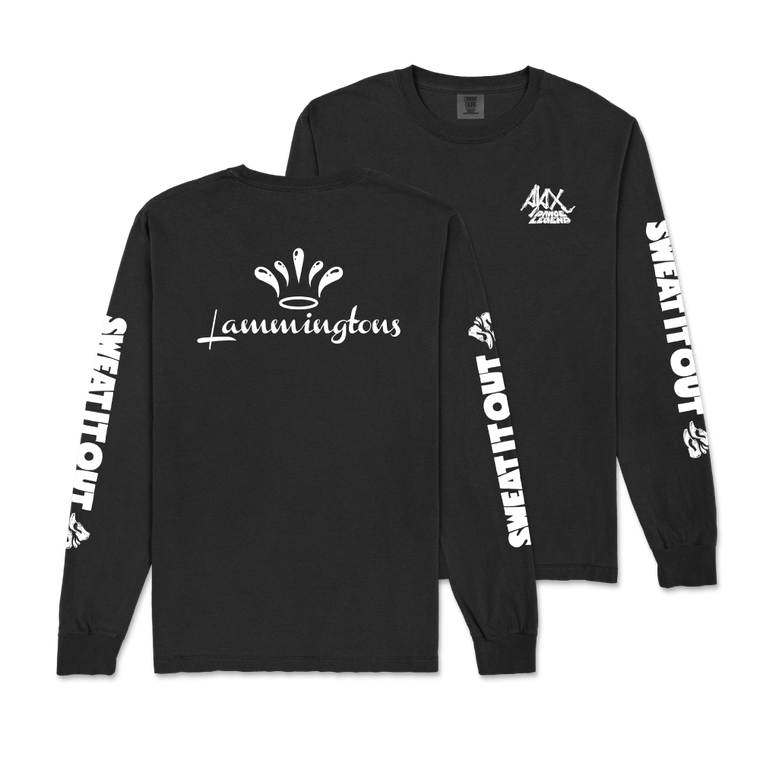 Sweat It Out / Ajax x Lammingtons / Black Long Sleeve