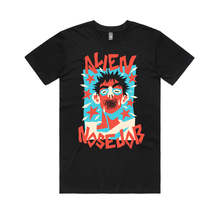Alien Nosejob / Black T-Shirt