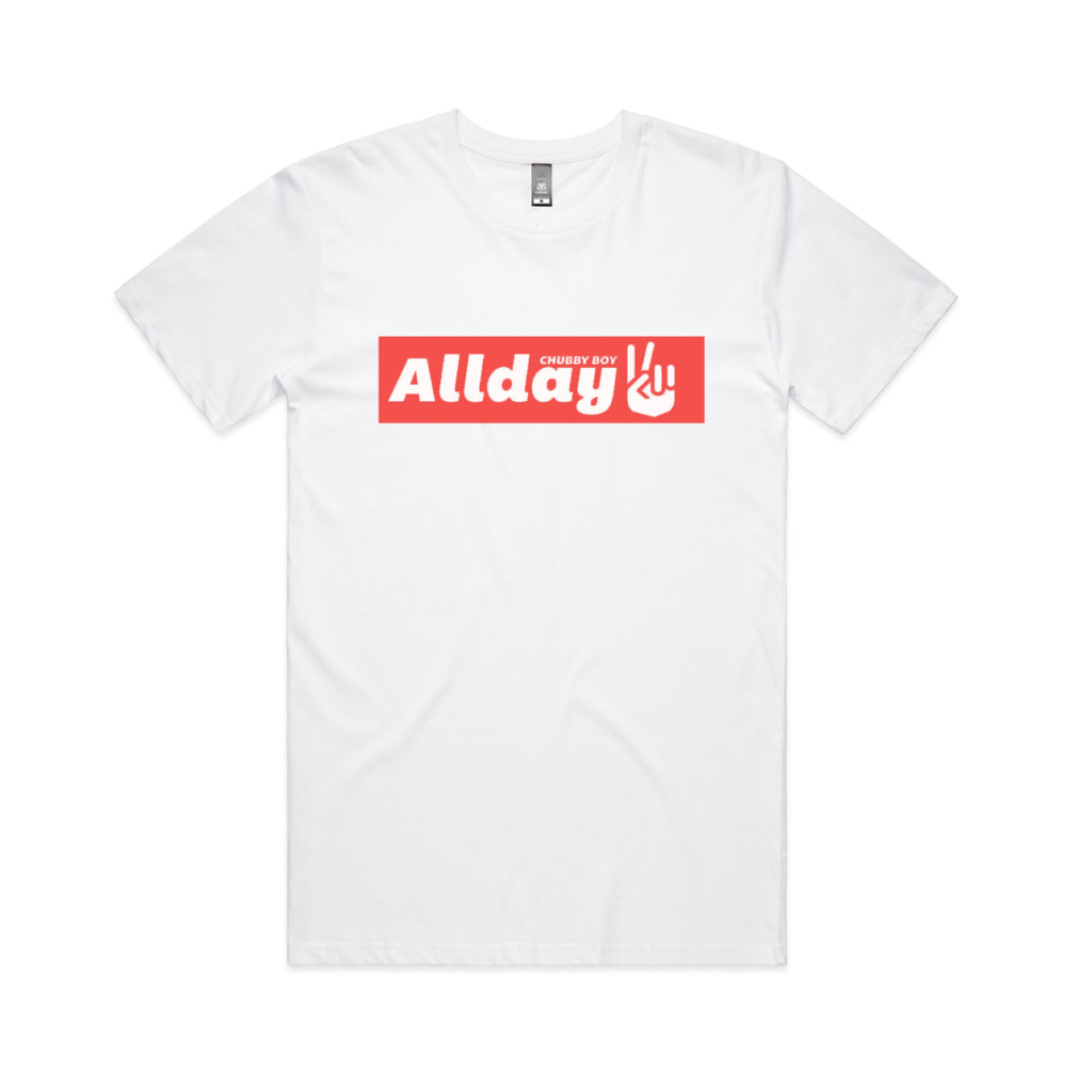 Allday / Peace Sign White T-Shirt