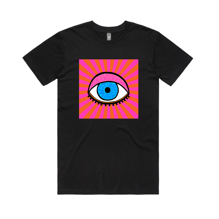 Always On My Mind Pink / Black T-Shirt