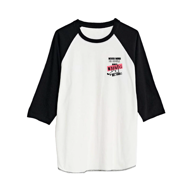 RATBAG X MR SIMPLE / Anarchy 3/4 Sleeve Raglan T-Shirt