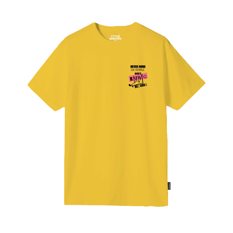 RATBAG X MR SIMPLE / Anarchy SS Gold T-Shirt
