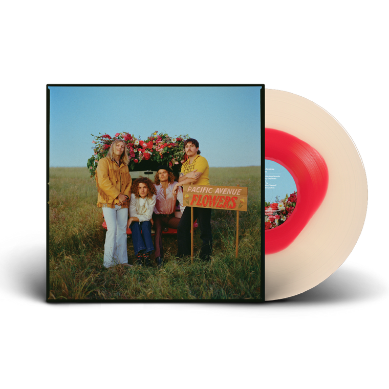 Pacific Avenue / Flowers LP Limited Edition White & Red Vinyl & Creme Tote Bundle