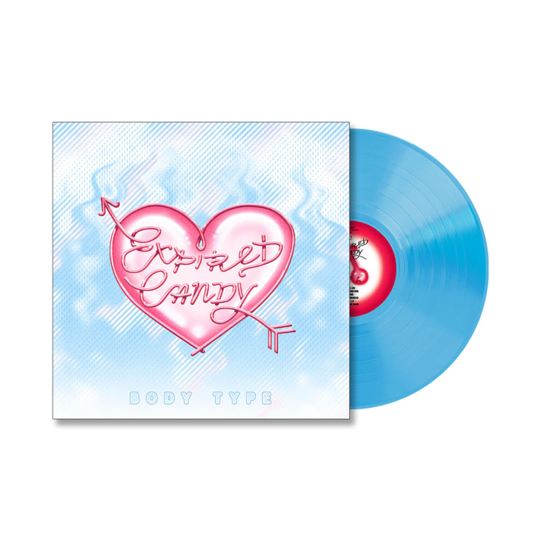 Body Type / Expired Candy LP Blue Jelly Vinyl and White T-Shirt Bundle