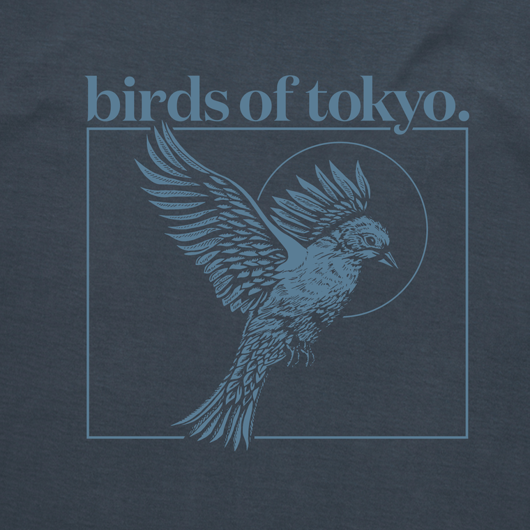 Birds / Blue T-shirt