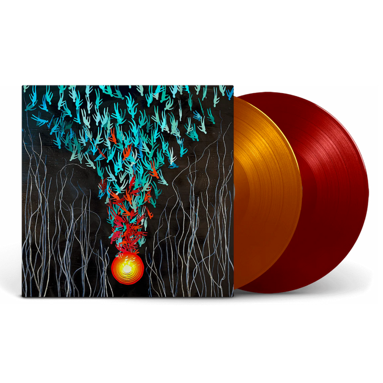 Bright Eyes / Down In The Weeds, Where The World Once Was 2xLP Translucent Red & Orange Vinyl