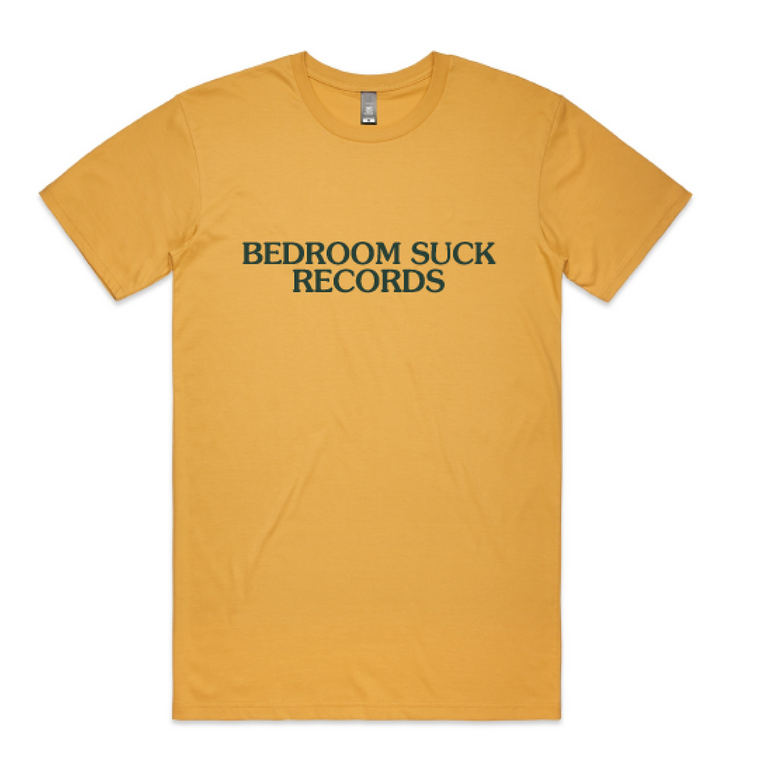 Bedroom Suck Records / Holiday Tee (Mustard)
