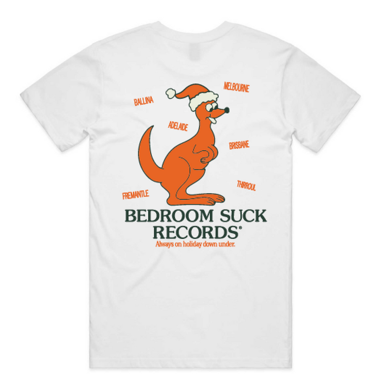 Bedroom Suck Records / Holiday Tee (White)