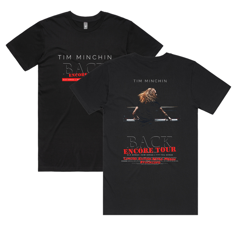 Tim Minchin / Back Encore Tour Black T-Shirt