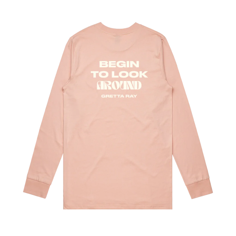 Gretta Ray / Begin To Look Around Pink Longsleeve