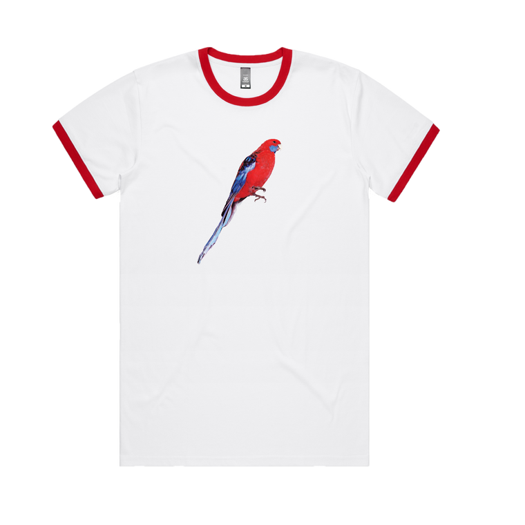 Bird / Red Ringer T-Shirt