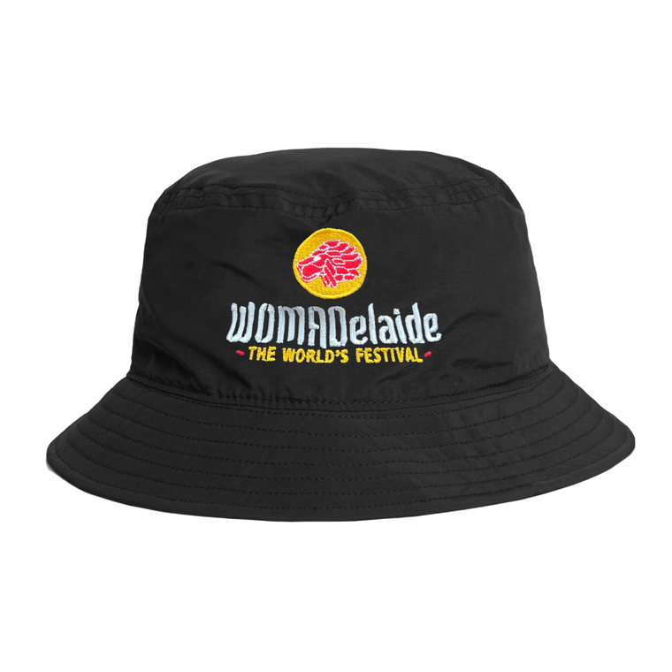 2023 / WOMADelaide Black Nylon Bucket Hat