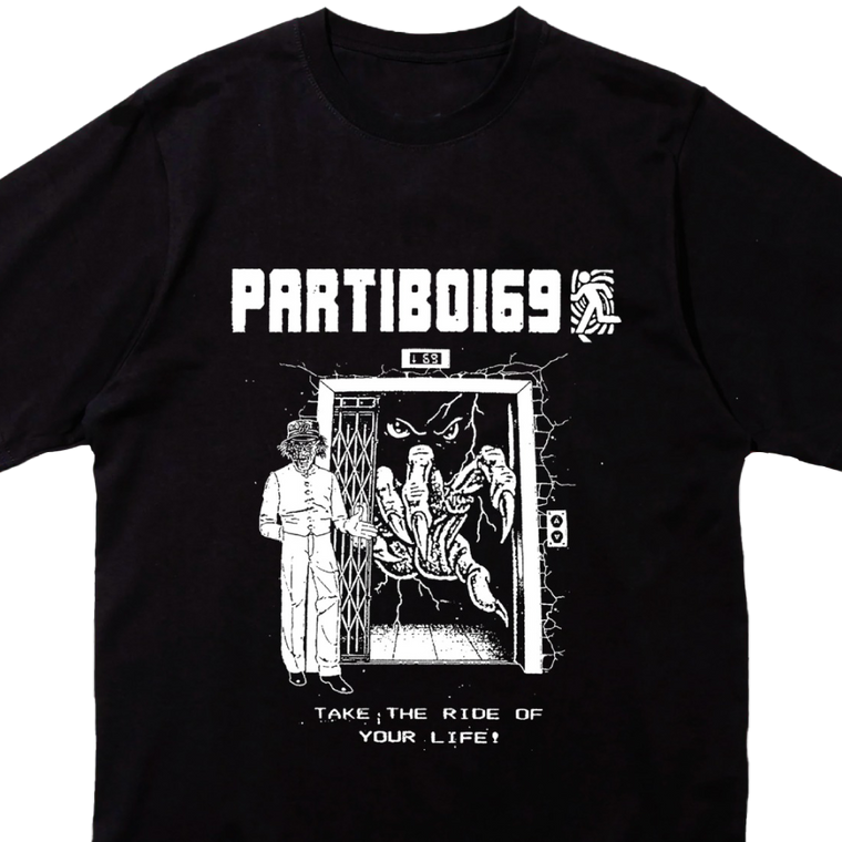 Partiboi69 / Elevator Black T-Shirt