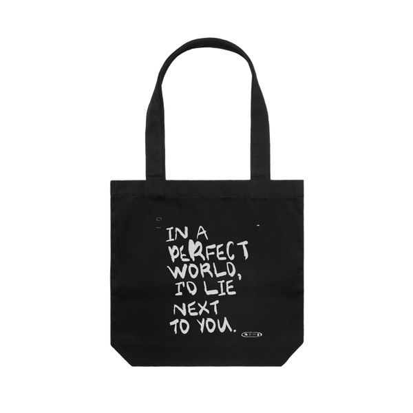 Lastlings / Perfect World Tote Bag – sound-merch.com.au