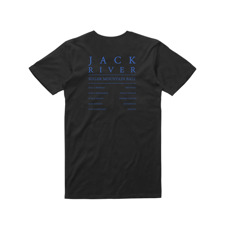 Jack River Tour / Black t-shirt