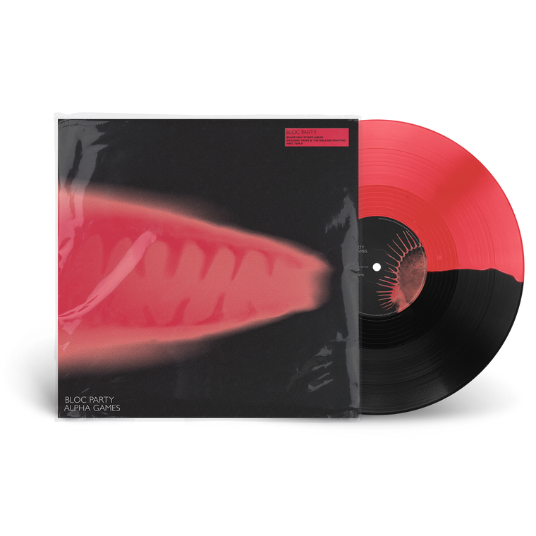 Bloc Party / Alpha Games LP D2C Exclusive: Black & Red Vinyl