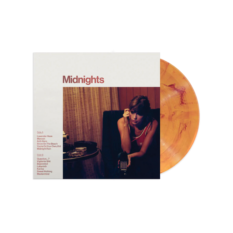 Taylor Swift / Midnights LP Blood Moon Marbled Vinyl