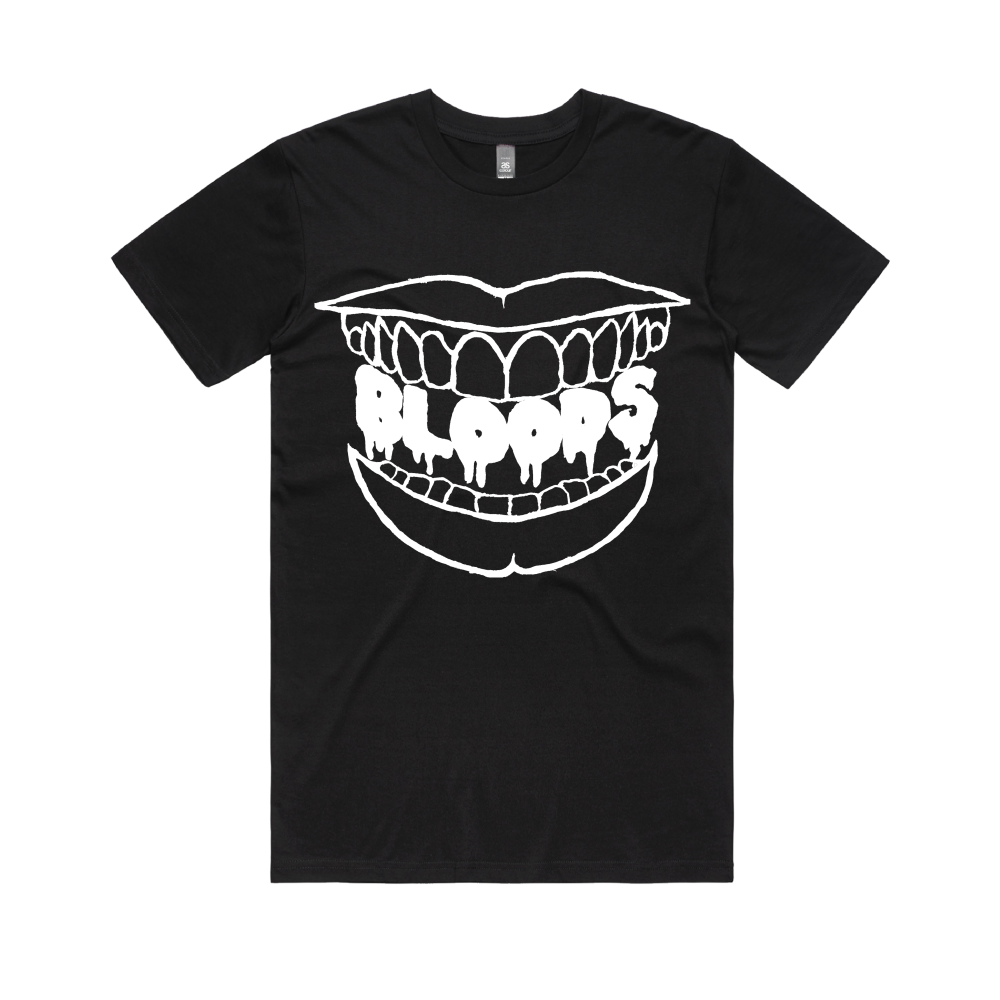 Bloods / White Teeth Logo Black T-Shirt