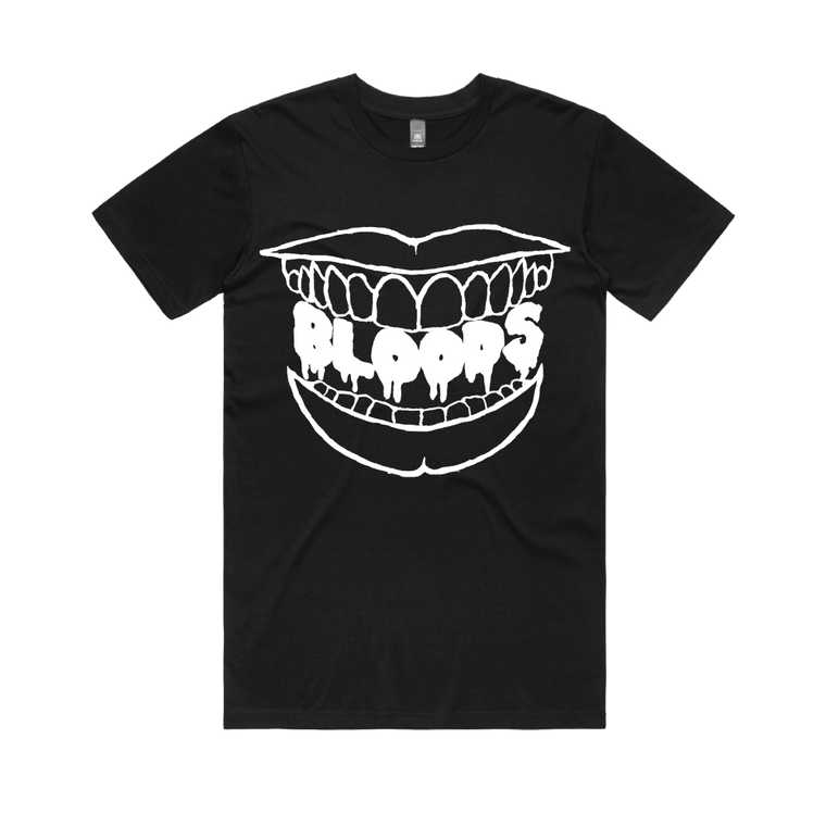 Bloods / White Teeth Logo Black T-Shirt