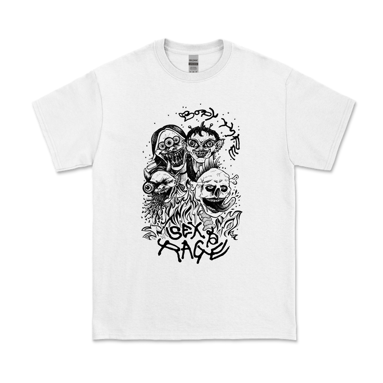 Body Type /  Sex & Rage / White T-shirt