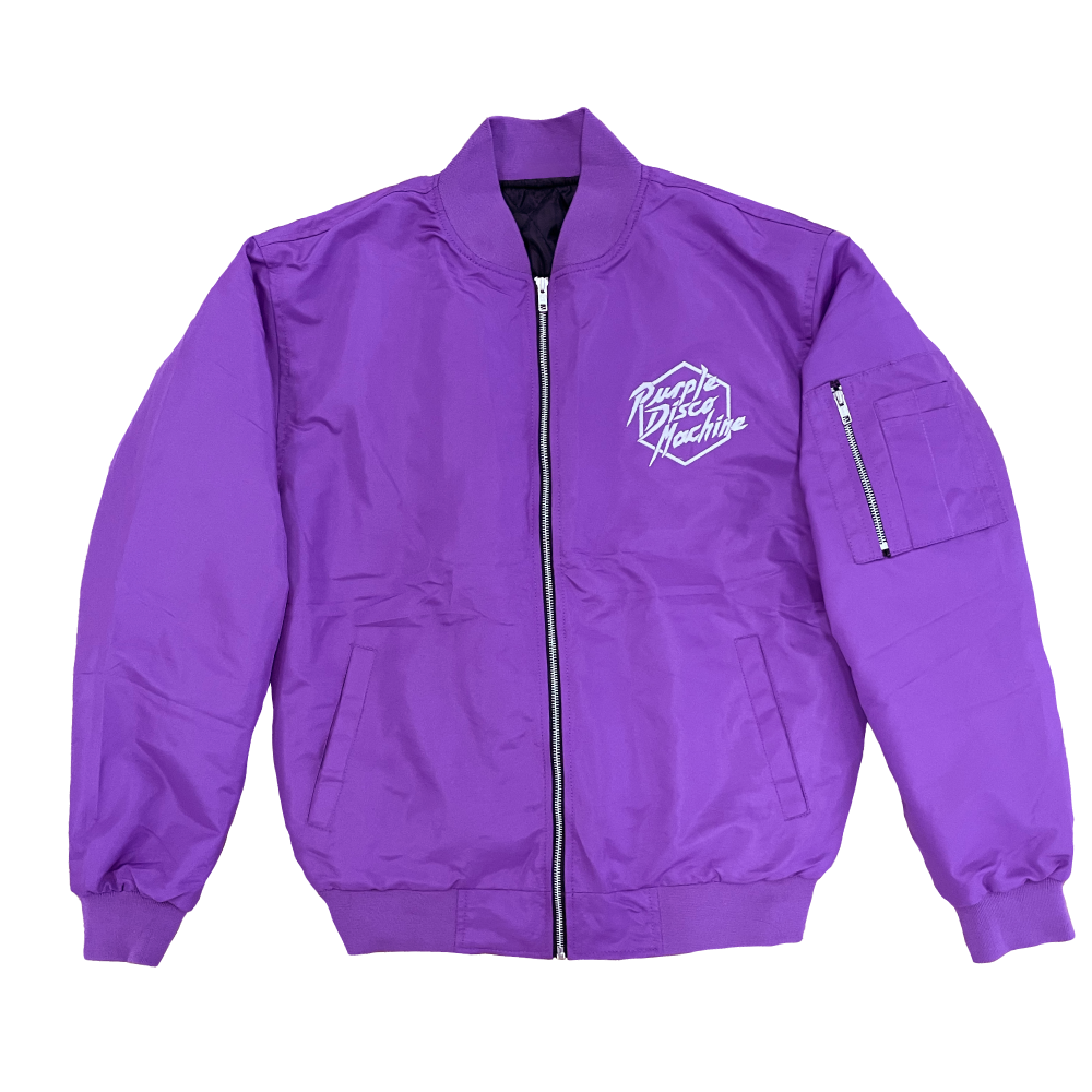 Purple Disco Machine / LIMITED EDITION Bomber Jacket – sound-merch.com.au