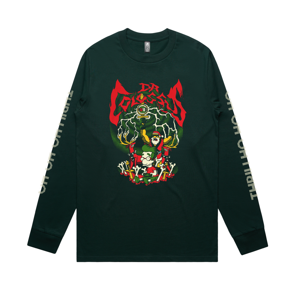 Dr. Colossus / Bonestorm Christmas Green Longsleeve Shirt