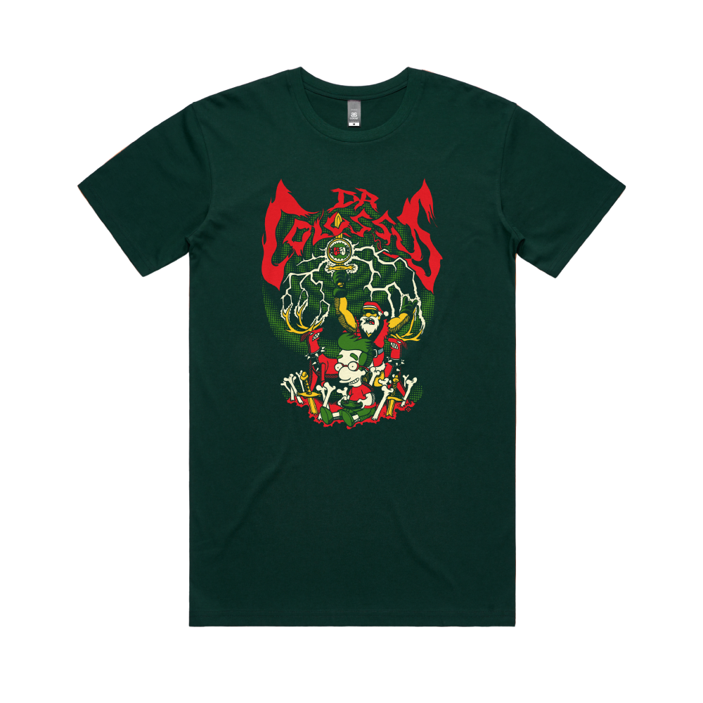 Dr. Colossus / Bonestorm Christmas Green T-Shirt