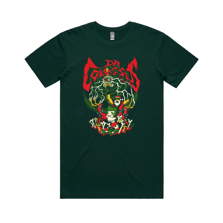 Dr. Colossus / Bonestorm Christmas Green T-Shirt