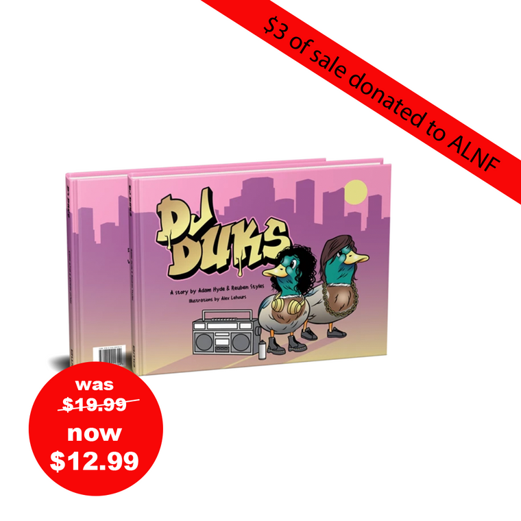 DJ DUKS Book - $3 of sale donated to ALNF