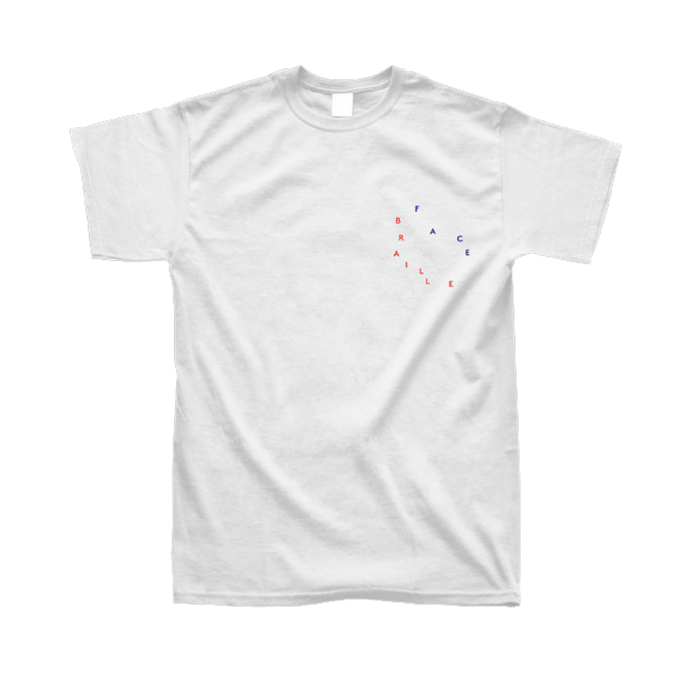 Braille Face / Kōya Tee / White