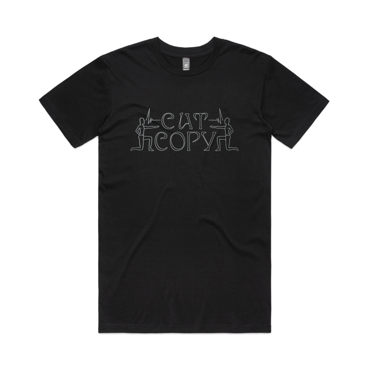 CUT COPY x GOOD MORNING TAPES / Black T-shirt