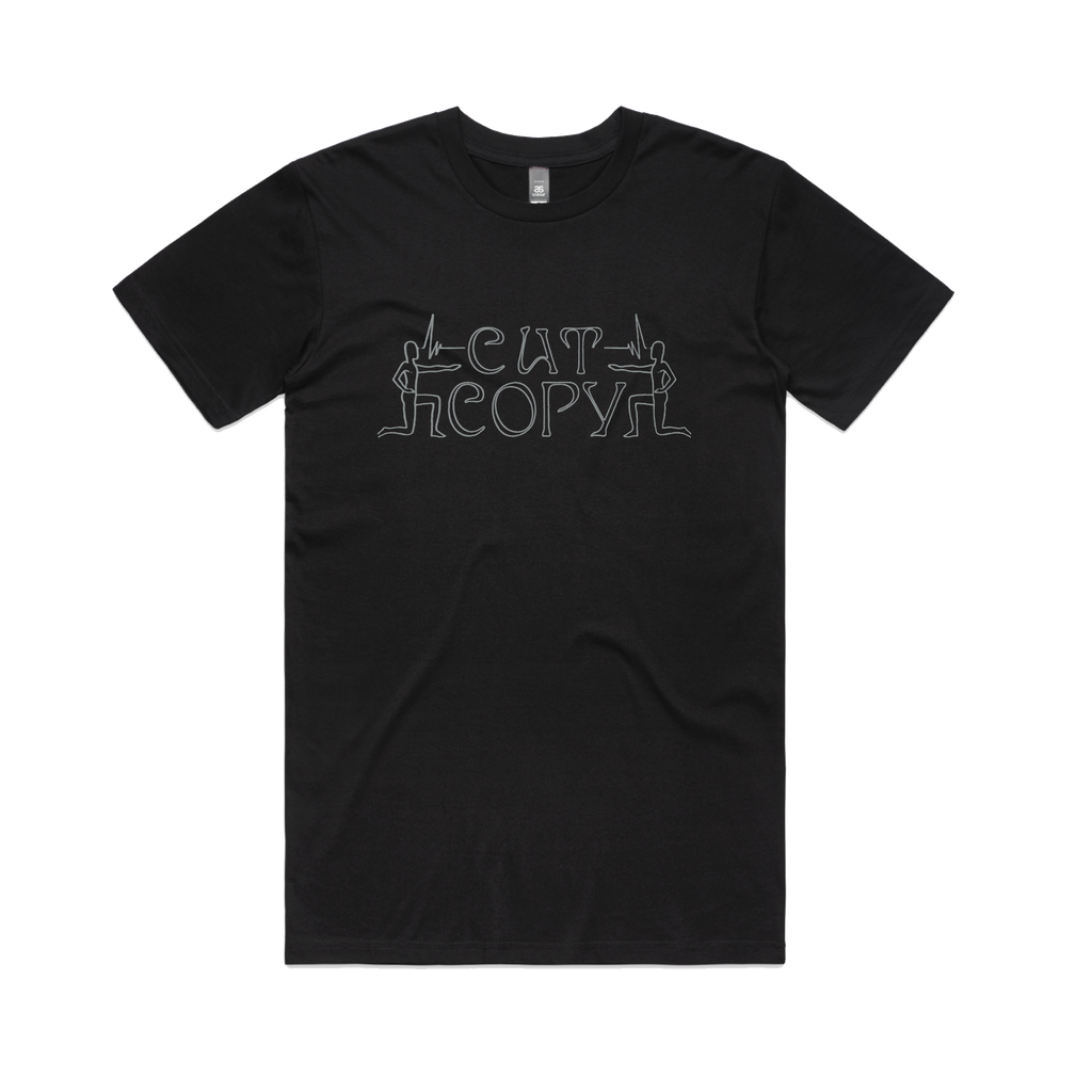 CUT COPY x GOOD MORNING TAPES / Black T-shirt