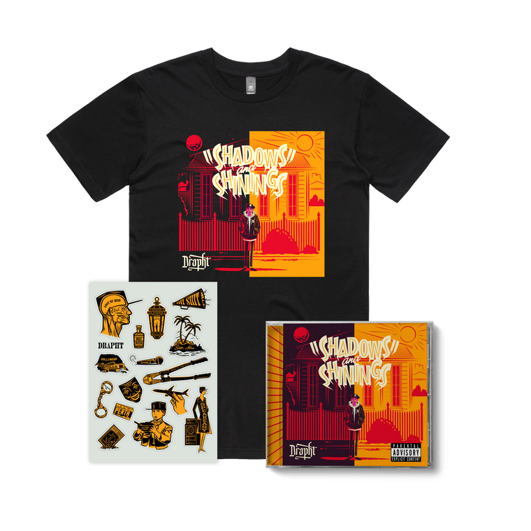 Shadows and Shinings T-Shirt CD Bundle