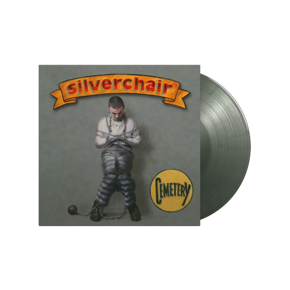 Silverchair / Cemetery 12" Silver & Green Marbled Vinyl