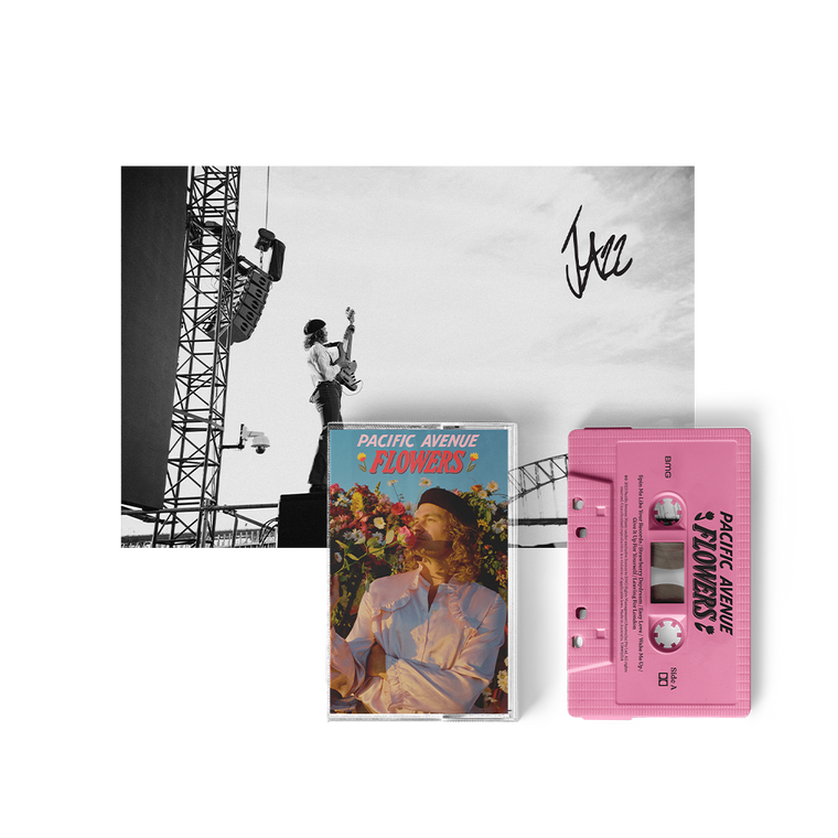 Pacific Avenue / Flowers Collector’s Edition Cassette & Signed Photo - Jack