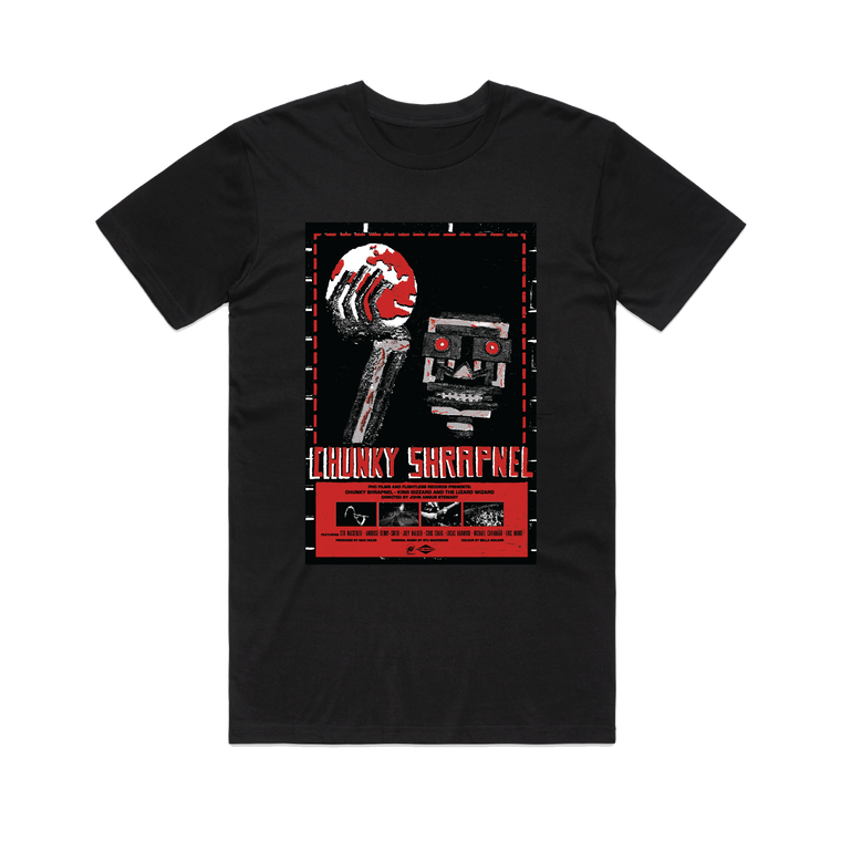 Chunky Shrapnel by Ben Jones / Black T-shirt