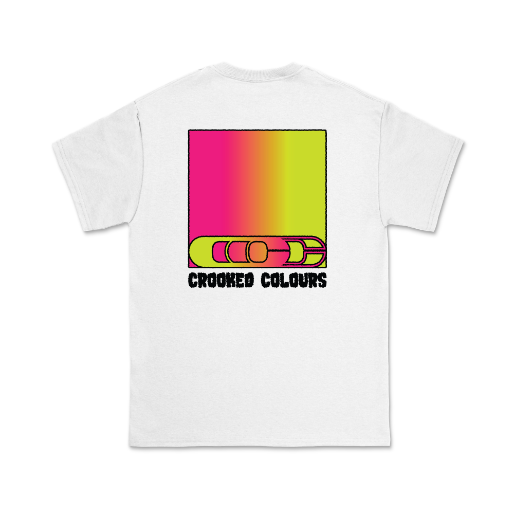 Crooked Colours / Surf White T-Shirt