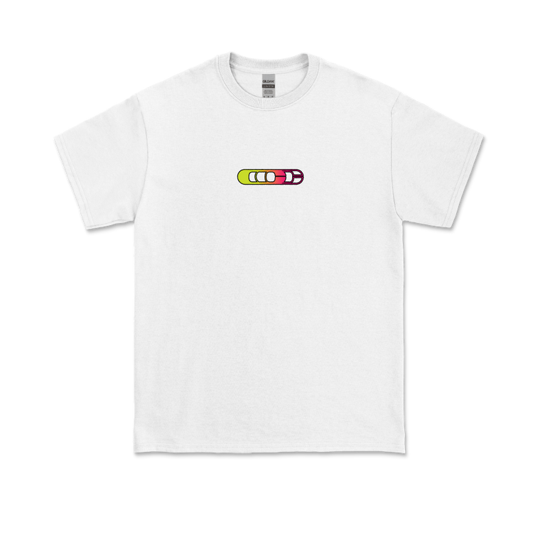 Crooked Colours / Surf White T-Shirt