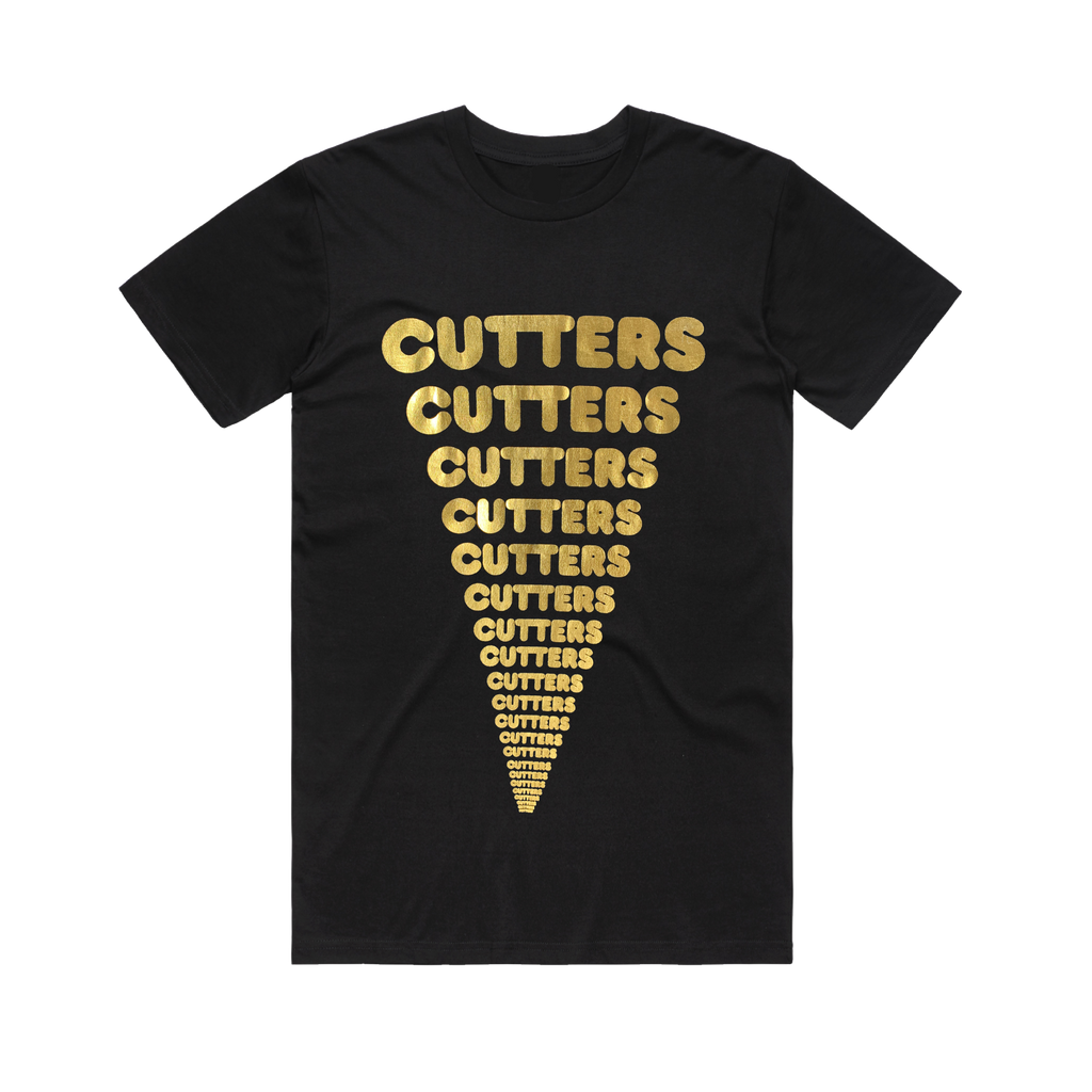 Cutters / Black Mens T-Shirt