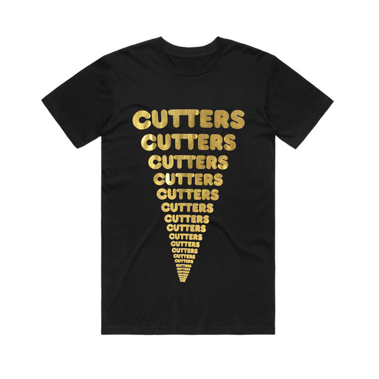 Cutters / Black Mens T-Shirt