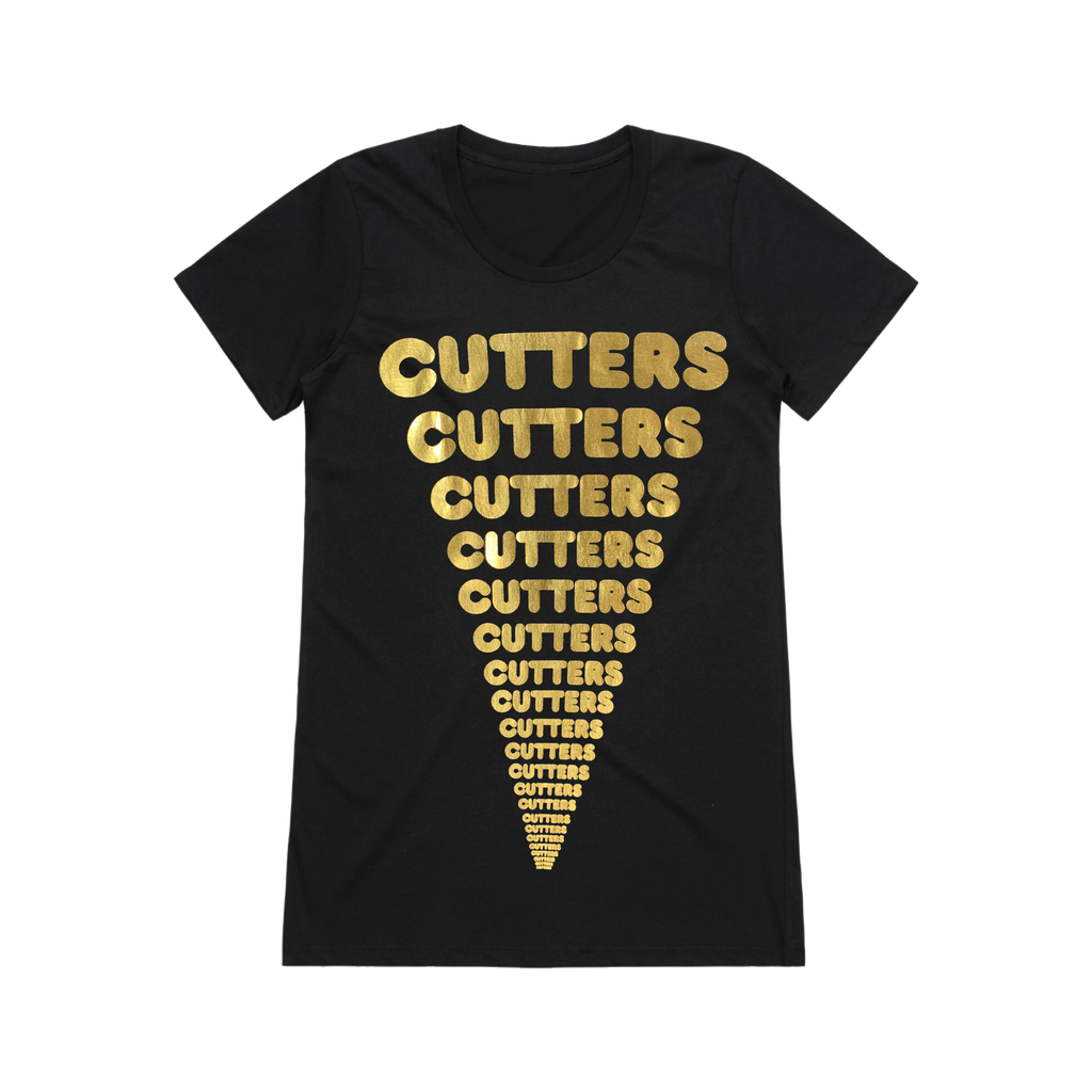 Cutters / Womens Black T-Shirt