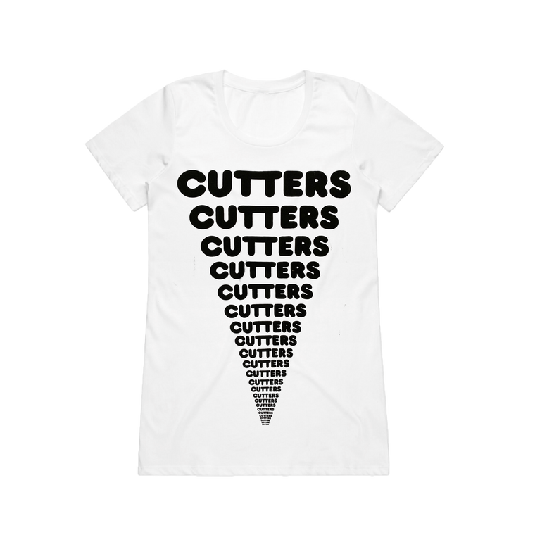 Cutters / Womens White T-Shirt