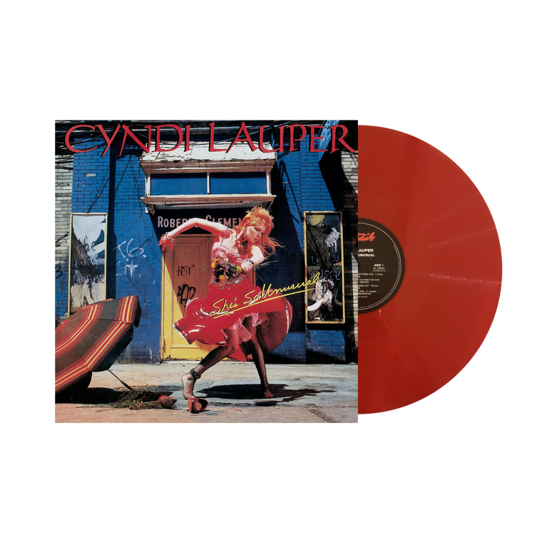 Cyndi Lauper / She's So Unusual LP Red Vinyl