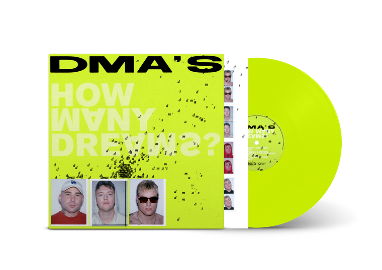 DMA'S / How Many Dreams? LP Neon Yellow Vinyl w/ Signed Insert