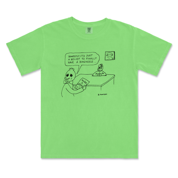 Diagnosis / Green T-shirt – sound-merch.com.au