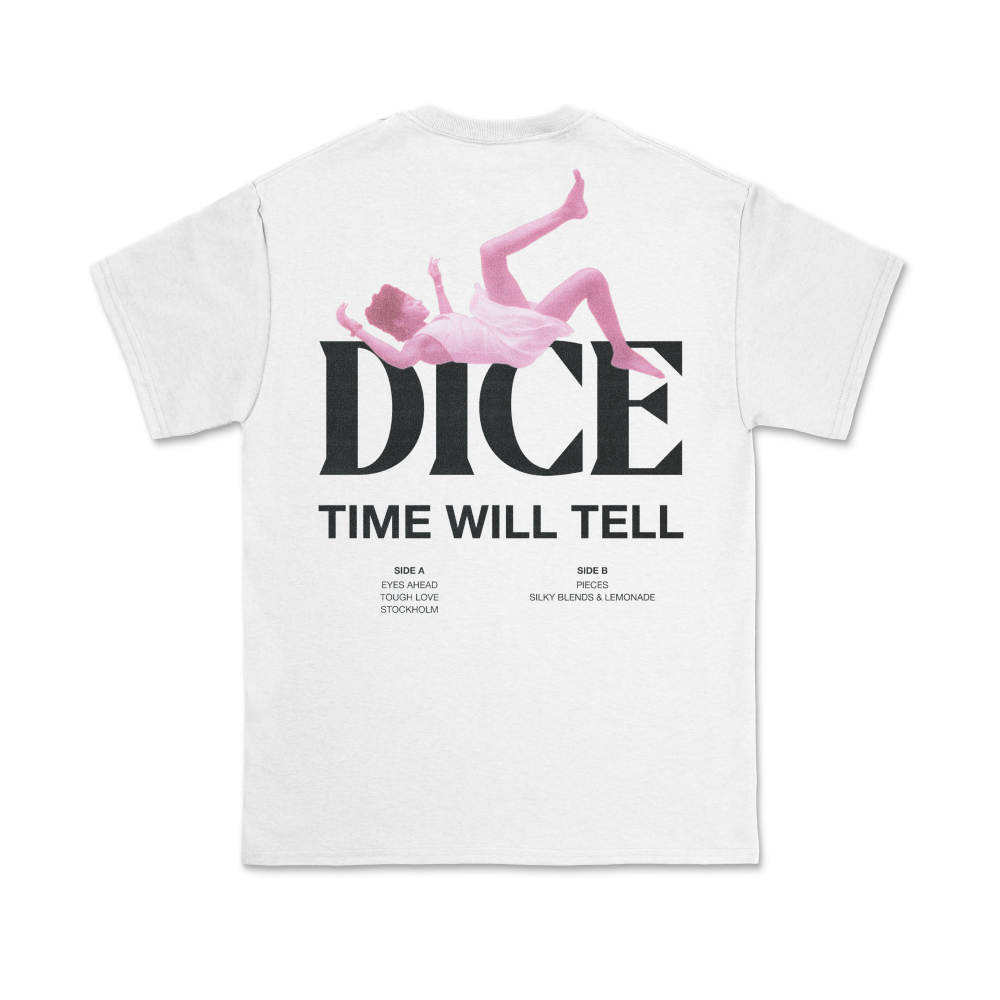 DICE / Time Will Tell EP Vinyl & Tracklisting T-Shirt Bundle