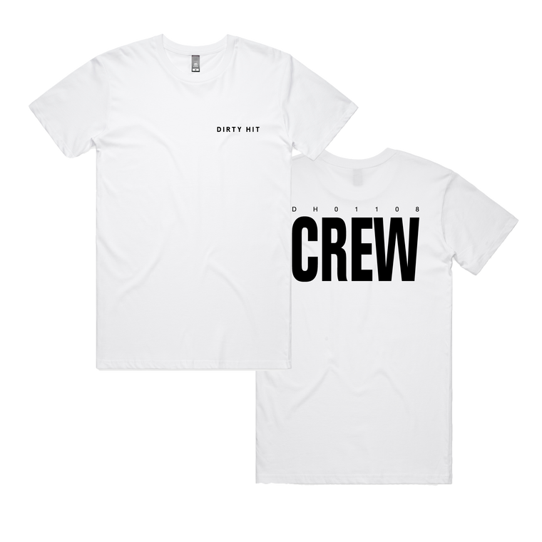 Dirty Hit Crew / White T-Shirt