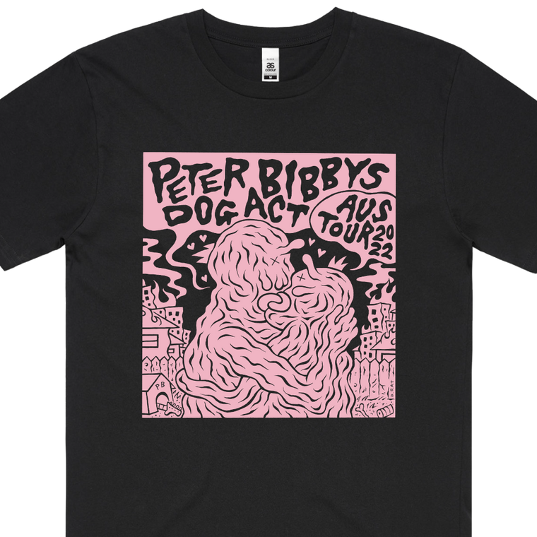 Peter Bibby / Dog Act Black T-Shirt